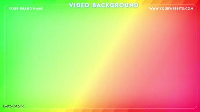 Joyful Gradient Background Presentation | Zoom Background Template Præsentation (16:9)